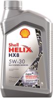 Масло 5W30 SHELL HELIX HX8 синт. 550046372 (1,0л.) (SL/SN; A3/B3/B4) (550040462)