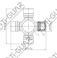 Крестовина TG-CJCS063/AS-NTA60* Ti•GUAR
