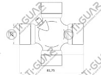 Крестовина TG-CJCS054/GUIS-69 * Ti•GUAR