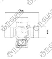 Крестовина TG-CJCS053/GU-1100 * Ti•GUAR
