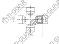 Крестовина TG-CJCS061/AS-LRDIII * Ti•GUAR