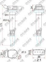 Катушка зажигания TG-90919-02256* Ti·GUAR