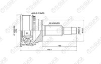 ШРУС TG-9560Z48 / TO-060A48 * TiGuar