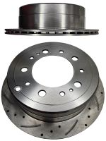 Диск тормозной левый TG-BDP0014/42431-60280 *Ti•GUAR (перфорированный)