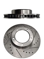 Диск тормозной правый TG-BDP0009/43512-60171 *Ti•GUAR (перфорированный)