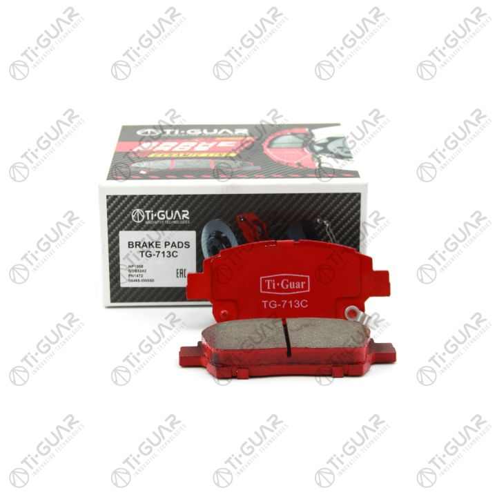 Тормозные колодки TG-713C/PF1472 (КЕРАМИКА)* Ti·GUAR