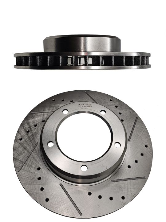 Диск тормозной правый TG-BDP0009/43512-60171 *Ti•GUAR (перфорированный) Диск тормозной правый TG-BDP0009/43512-60171 *Ti•GUAR (перфорированный)