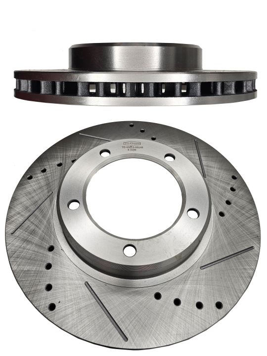 Диск тормозной правый TG-BDP0007/43512-60140 *Ti•GUAR (перфорированный) Диск тормозной правый TG-BDP0007/43512-60140 *Ti•GUAR (перфорированный)