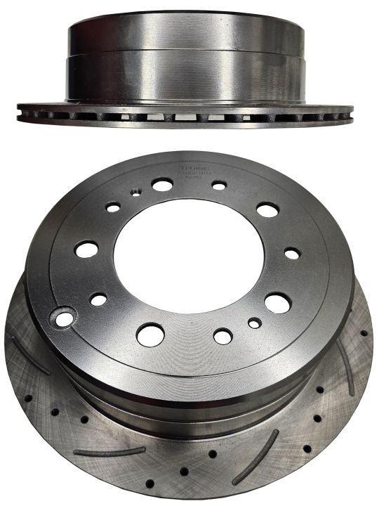 Диск тормозной левый TG-BDP0014/42431-60280 *Ti•GUAR (перфорированный) Диск тормозной левый TG-BDP0014/42431-60280 *Ti•GUAR (перфорированный)