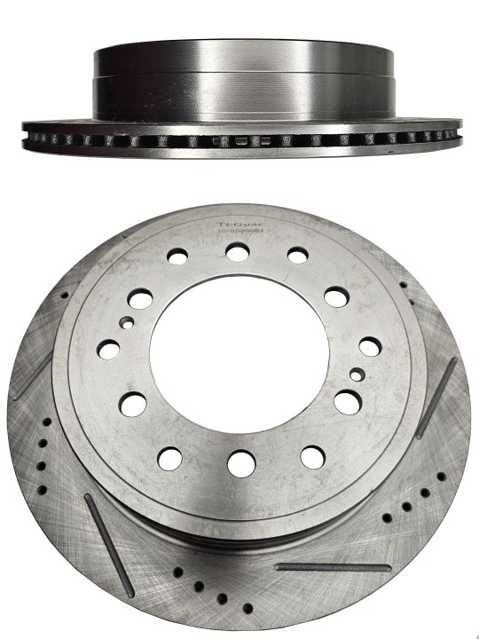 Диск тормозной правый TG-BDP0001/42431-60200 *Ti•GUAR (перфорированный) Диск тормозной правый TG-BDP0001/42431-60200 *Ti•GUAR (перфорированный)
